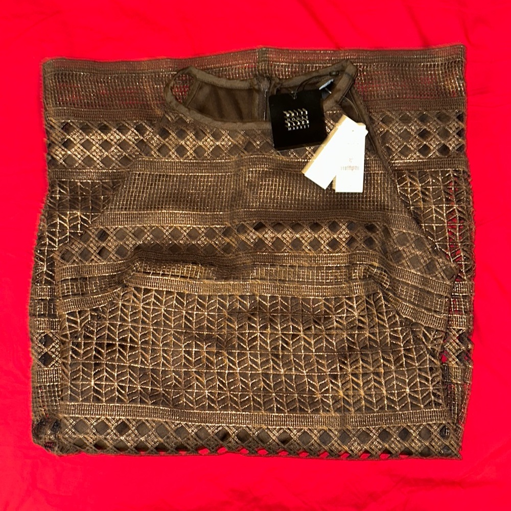 White & Blackhouse Market Brown Dress